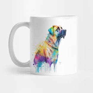 Anatolian Shepherd Dog In Watercolor & Pen Mug